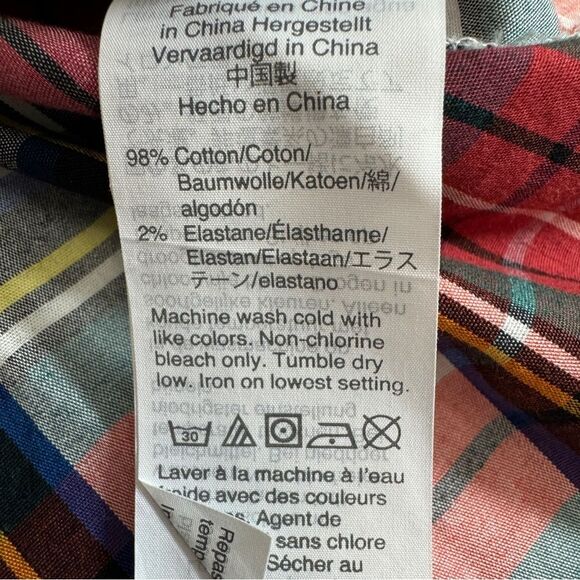 Girls' top in snowy Stewart tartan Sleeve Top Size 14 - Picture 7 of 7